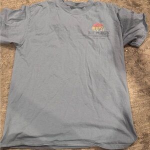 Six Flags Blue Graphic Tee for Men